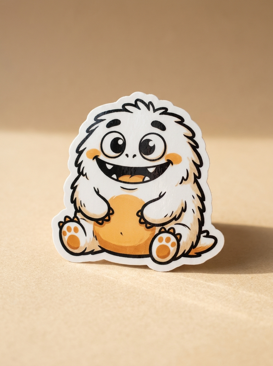 Big-Eyed Friend — Single Sticker